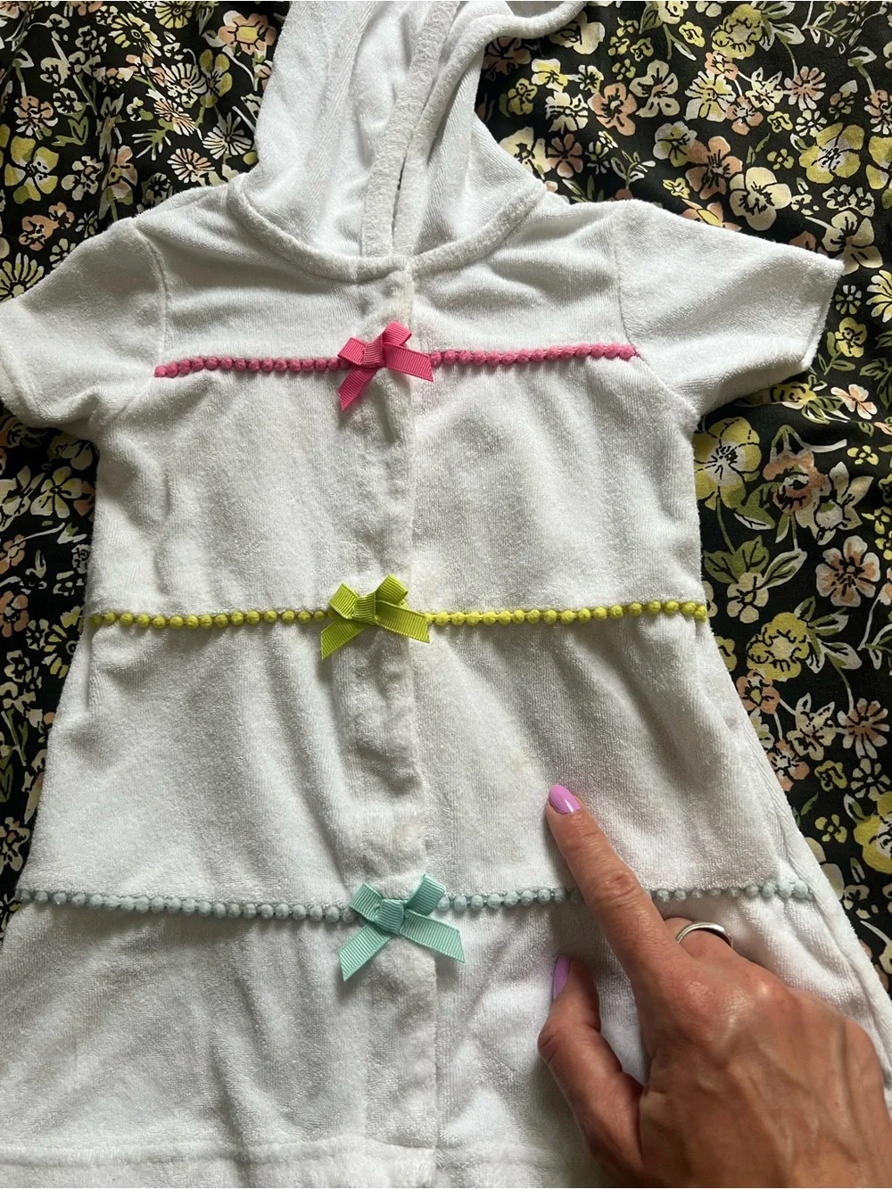 Little Me Terrycloth Coverup